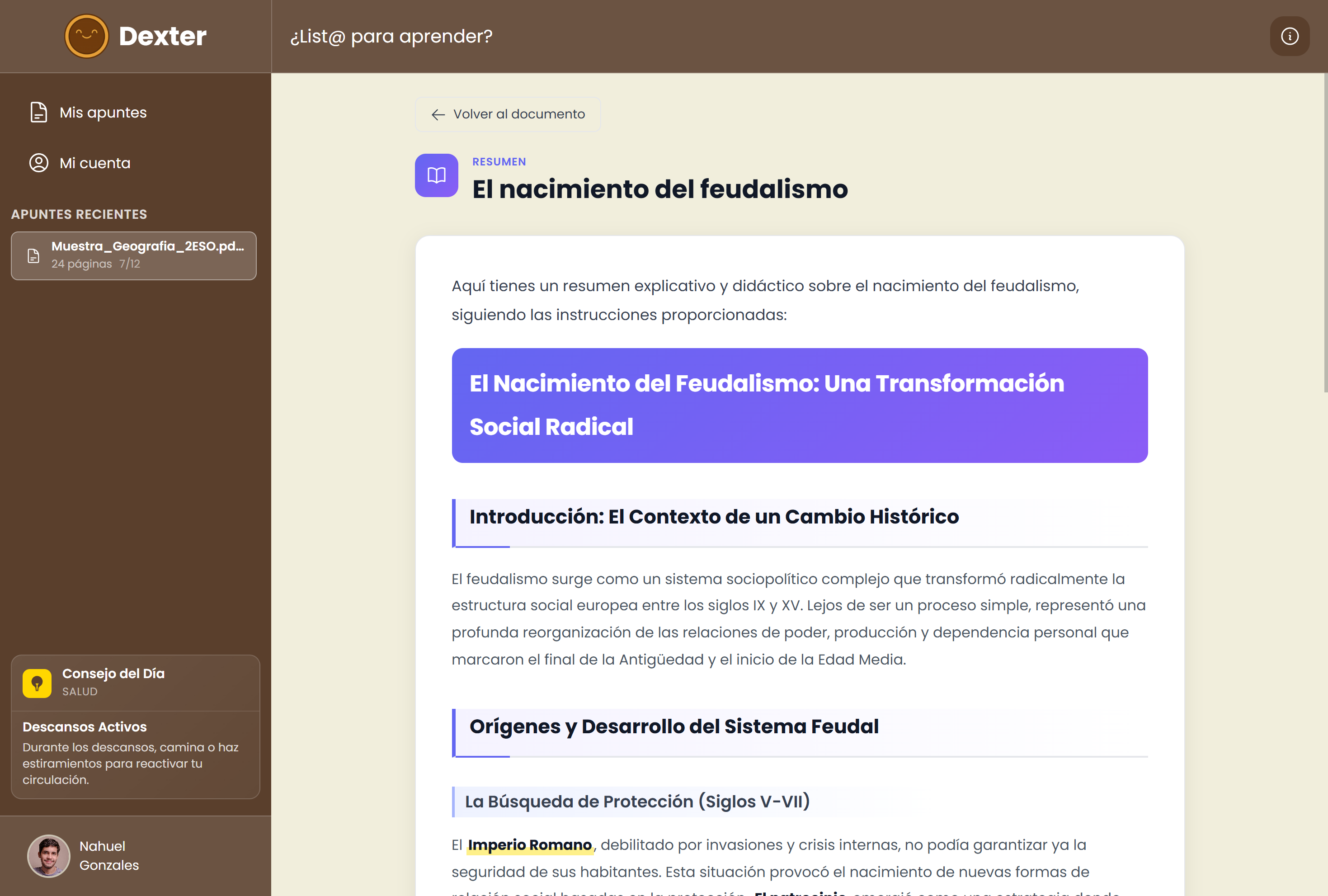 File summary preview